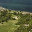 Aerial view of Cromarty House and Stables block, taken from the SE.