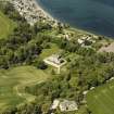 Aerial view of Cromarty House and Stables block, taken from the ESE.