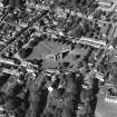 Oblique aerial view of Fortrose centred on the cathedral and court house, taken from the SSW.