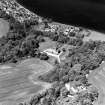 Aerial view of Cromarty House and Stables from the S.