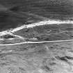 Aerial view of Nigg Second World War coast battery accommodation camp from the N.