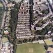 Edinburgh, oblique aerial view, taken from the West, centred on the Stockbridge Colonies.