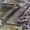 Edinburgh, oblique aerial view, taken from the WSW, centred on the Stockbridge Colonies, with the Tanfield headquarters of Standard Life Assurance visible in the top right-hand corner of the photograph.