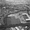 General aerial view of Murrayfield including the stadium.