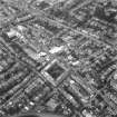 Aerial view including Causewayside, Minto Street, Fountainhall Road, South Clerk Street, Salisbury Place seen from the South South West.
