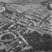 Aerial view including Dalkeith Road, Prestonfield, Newington Cemetery seen from the South West.
