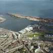 Oblique aerial view of Leith centred on the Ocean Terminal, taken from the S.