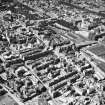 Edinburgh, Old Town.
Aerial view of Old Town, showing Canongate, Cowgate, Waverley Station, Princes Street and High Street