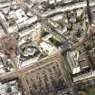 Oblique aerial view of Edinburgh centred on the Central Mosque, taken from the W.