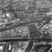 General aerial view of Roseburn, including Roseburn Terrace, Heriot Brewery