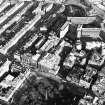 Oblique aerial view centred on the redevelopment of St Andrew Square, taken from the SW.