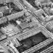 Aerial view of the C&J Brown's warehouse building prior to renovation to house the RCAHMS seen from the North East.