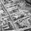 Aerial view of the rear of the building under construction for the RCAHMS seen from the South.