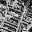 Aerial view of the building under construction for the RCAHMS seen from the North East.