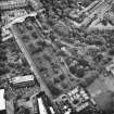 Aerial view of Dean Cemetery also showing Belford Mews, Sunbury Works, Whytock & Reid Cabinet works
