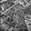 Aerial view of Dean Cemetery also showing Belford Mews, Sunbury Works, Whytock & Reid's Cabinet Works