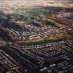 General oblique aerial view looking across The Braids towards Liberton, taken from the NE.