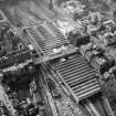 Aerial view of North British Hotel and Waverley Station