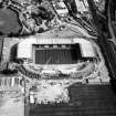 Aerial view of Murrayfield Stadium.
