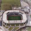 Aerial view of Murrayfield Stadium.