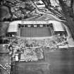 Aerial view of Roseburn House, Murrayfield Stadium and Ice Rink.