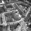 Aerial view showing Usher Hall (during copper roof replacement) and surrounding streets.