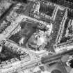 Aerial view showing Usher Hall (during copper roof replacement) and surrounding streets.