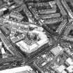 Oblique aerial view centred on Princes Exchange under construction, taken from the W.