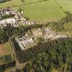 Forest Research Northern Research Station and Easter Bush Veterinary Field Station, oblique aerial view, taken from the SW.