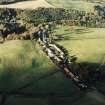 Oblique aerial view of Temple, centred on the village, taken from the SE.