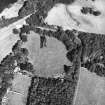 Hopetoun House.
Aerial view of posible garden from West.