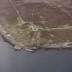 Flotta, Neb and Gate Batteries, oblique aerial view, taken from the SSE.