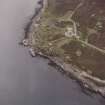 Flotta, Neb and Gate Batteries, oblique aerial view, taken from the E.