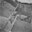 Hoy, oblique aerial view, taken from the SW, centred on Melsetter House.