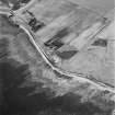 Hoy, Crockness, oblique aerial view, taken from the NE, centred on the Martello Tower and a curving linear soilmark.