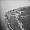 Flotta, Neb and Gate Batteries, oblique aerial view, taken from the ENE.