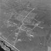 Oblique aerial view  of Orkney, Flotta, 'Z' anti-aircraft battery and accommodation camp, taken from the NW.  Also visible is a barrage balloon mooring site.