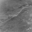 Aerial view of Orkney, Hoy, taken from the SE, of the concrete hut bases at Lyrawa Hill heavy anti aircraft battery.