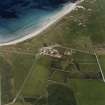 Aerial view of Sanday, Scar farmhouse and steading, taken from the S