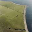Oblique aerial view of Orkney, Shapinsay, Castle and Galtness coastal batteries, taken from the NE.
