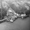 Crinan Canal.
Aerial view showing Crinan Basin (NR 788 943).