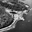 Crinan Canal.
Aerial view showing Crinan Basin (NR 788 943).