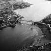 Connel Bridge.
Oblique aerial view from North-East.