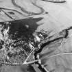 Oblique aerial view centred on the farmstead, taken from the SE.