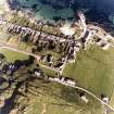Iona, Manse, Nunnery & Baile Mor.
Oblique aerial view from West.