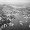 Tarbert, general.
Oblique aerial view from East.