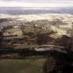 General oblique aerial view looking over New Lanark towards Lanark, taken from the SW.