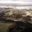 General oblique aerial view looking over New Lanark towards Lanark, taken from the SW.