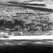 Ardeer, Nobel's Explosives Factory, oblique aerial view, centred on magazines, with double-base propellants  (centre) and detonators beyond.