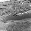 Ardeer, ICI works, Nobel's explosives, oblique aerial view, centred on the wharf.